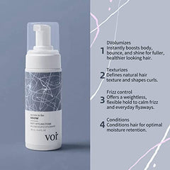 Voir Haircare Secrets in the Snow Soft Styling Foam, 5.4 Fl Oz