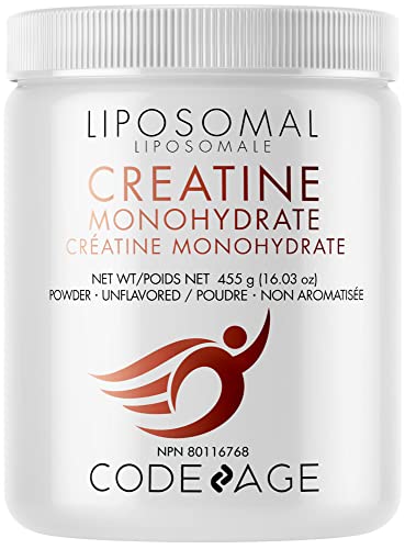 Codeage Liposomal Creatine Monohydrate Powder Supplement, Unflavored, Sports & Fitness, 3-Month Supply, 90 Servings