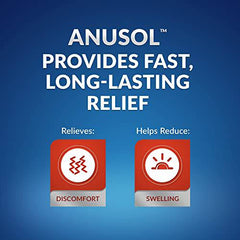 Anusol Multi-Symptom Hemorrhoidal Ointment, Hemorrhoid Relief Cream, 30g