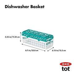 OXO Tot Dishwasher Basket for Bottle Parts & Accessories, Teal