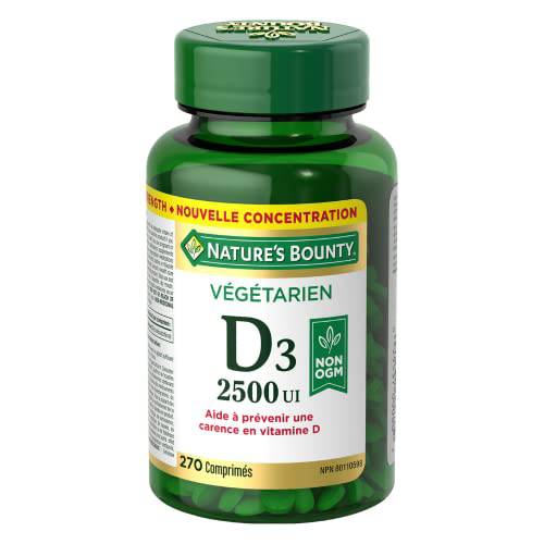 Vegetarian Vitamin D3 2500 IU Value Size