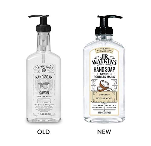 J.R. Watkins Gel Hand Soap, Scented Liquid Hand Wash for Bathroom or Kitchen, USA Made and Cruelty Free, 325 Milliliters