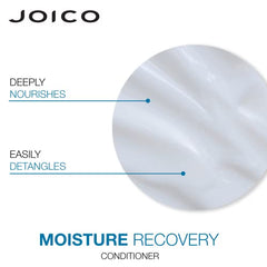 Joico Moisture Recovery Conditioner for Thick Coarse Hair, Moisturizing and Conditioning for Dry Damaged Hair with Keratin, 250 mL