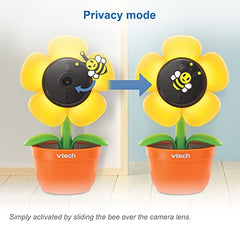 VTech 1080p WiFi Yellow Daisy Remote Access Video Baby Monitor with Night Light, RM9751