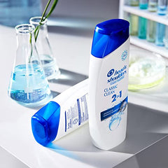 Head & Shoulders Classic Clean 2-in-1 Anti-Dandruff Shampoo + Conditioner Twin Pack, 2 x 613ML