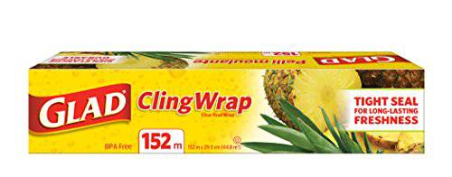 Glad ClingWrap Plastic Wrap, 152 Metre Roll - Zecoya