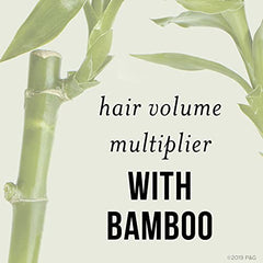 Pantene Nutrient Blends Hair Volume Multiplier Silicone Free Bamboo Conditioner for Fine, Thin Hair, 237 Ml