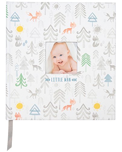 C.R. Gibson Little Man Perfect-Bound Memory Book for Newborn and Baby Boys, 9.5" x 10"
