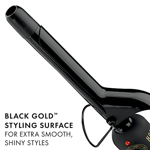 HOT TOOLS Professional Black Gold Curling Iron/wand, 3/4"