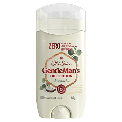 Old Spice GentleMen's Collection Deodorant Aluminum Free Eucalyptus with Coconut Oil, 85g