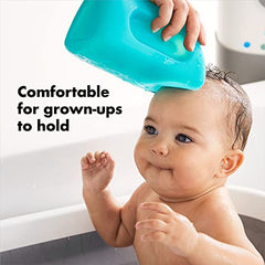 OXO Tot - Shampoo Rinser - Flexible Rinse Cup - Silicone Perfect for Baby’s Head - Bathtime - Teal