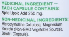 Organika Alpha Lipoic Acid (High Potency) 60 Caps