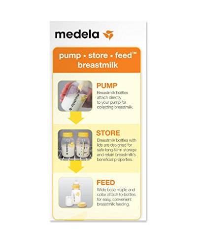 Medela Breastmilk Bottle Set, 5 Ounce, 3 Count