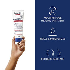 EUCERIN AQUAPHOR Multi-purpose Healing Ointment for Dry Skin and Cracked Skin, 198g | Multi-purpose | Semi-Occlusive Formula | Non-Comedogenic Healing Ointment | Fragrance-free Healing Ointment | Non-Greasy Healing Ointment | Recommended by Dermatologists