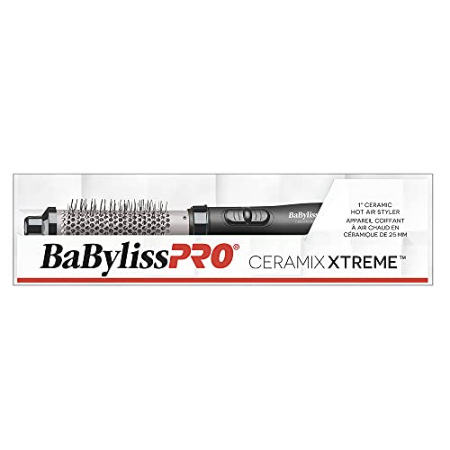 BaBylissPRO Ceramic Hot Air Styler, 1" barrel