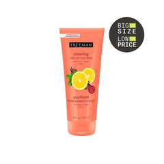 Freeman Sweet Tea & Lemon Peel-Off Clay Facial Mask, Skin Clearing, 1 Count, 6 fl oz/175 mL Tube