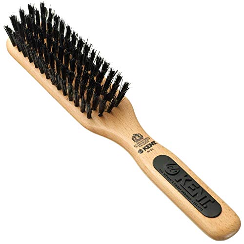 Kent K-Ns06 natural shine Brush, Narrow Head, Pure Bristle, 1 Count