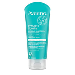 Aveeno Protect + Soothe Sensitive Skin Mineral Sunscreen SPF 30, 88mL, 0.012 cubic_feet