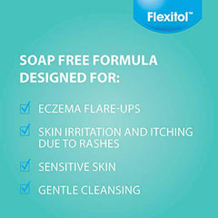 Flexitol Happy Little Bodies Eczema Relief Body Wash & Shampoo | Natural Ingredients | Colloidal Oatmeal - Relieves Skin irritation Itchiness | 175ml