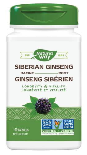 Nature's Way Ginseng, Siberian Health Supplement 100 Capsules