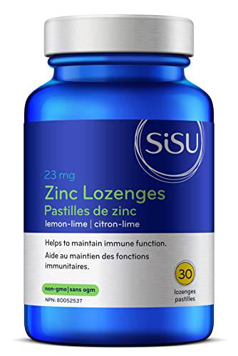 SISU Zinc Lozenges, Lemon-Lime 30 T