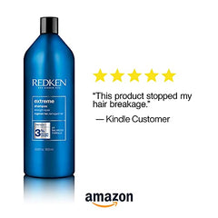 REDKEN Shampoo for Damaged Hair, Repairs Strength and Adds Flexibility, Infused With Proteins, Extreme, 1000 ml