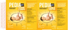 PediaVit Liquid Vitamin D3 400IU, 60 Drops, 2.5mL