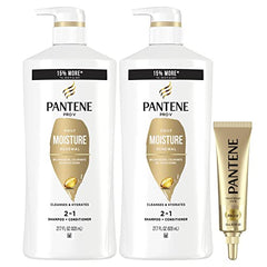 PANTENE PRO-V Daily Moisture Renewal 2 in 1 Shampoo + Conditioner Twin Pack, 27.7 fl oz/ 820 mL