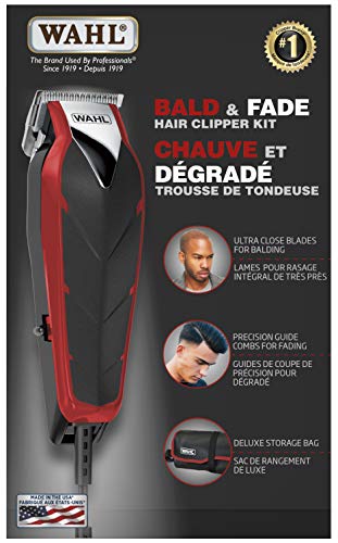 Wahl Canada Bald & Fade Hair Clipper Kit, Precision Haircutting Kit, Bald Fade Clipper, Men's Hair Clipper, Cut your hair at home, Certified for Canada - Model 3103