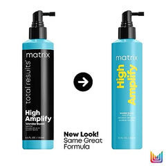 Matrix High Amplify Wonder Booster Root Lifter Spray, Provides Extreme Lift & Volume, For Fine Hair, Flexible Hold, Salon Hair Styling, 250ml (Packaging May Vary)