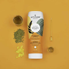 ATTITUDE Curl Moisturizing Conditioner for Wavy and Curly Hair, Plant- and Mineral-Based Ingredients, Vegan and Cruelty-free, Moringa Oil, 473 ml