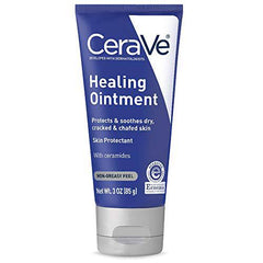 CeraVe Healing Ointment, Moisturizing Petrolatum Skin Protectant for Dry Skin with Hyaluronic Acid and Ceramides, Lanolin Free & Fragrance Free, 3 Ounce