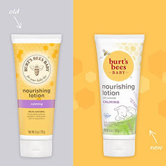 Burt's Bees Baby Nourishing Lotion with Lavender, Calming Baby Lotion, Pediatrician Tested, 99.0% Natural Origin, 170g