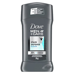 Dove Men+Care Antiperspirant Stick deodorant for 72H sweat & odour protection Stain Defense Clean anti-white marks and yellow stains 76 g