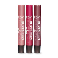 Burt's Bees Kissable Colour Gift Set, Holiday Gift, Warm Collection, 3 Lip Shimmers in Peony, Rhubarb and Fig