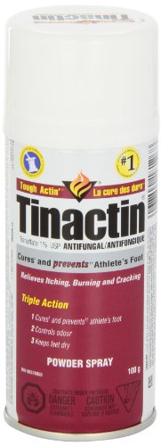 Tinactin Aerosol Powder, Antifungal treatment, 100 g