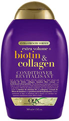 OGX Biotin & Collagen Extra Strength Volumizing Conditioner, 385 milliliters