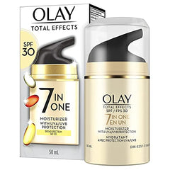 Olay Total Effects 7-In-One Anti-Aging Face Moisturizer with Vitamin B3, Niacinamide and Sunscreen SPF 30, 50ml