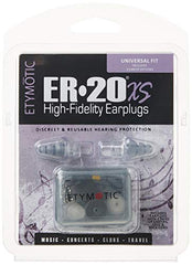 Etymotic High-Fidelity Earplugs, ER20XS Universal Fit Hearing Protection