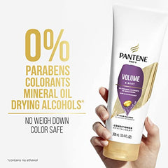 Pantene Shampoo and Conditioner Set for Fine Hair, Volume & Body, Safe for Color-Treated Hair (663 mL Total)