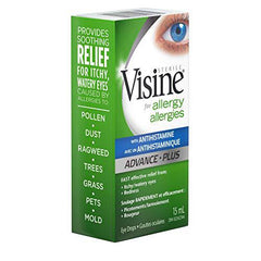 Visine Antihistamine Advance Allergy Eye Drops, 15 ml