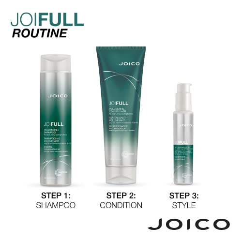 Joico JoiFULL Volumizing Shampoo, Hair Thickening, Builds Volume, Anti Frizz, Cleansing and Detangles for Fine to Medium Hair
