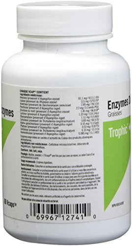 Trophic Digestive Enzymes (Fat), 60 Count