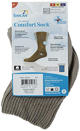 Comfort Sock 45279 Quite Possibly The Most Comfortable Sock You Will Ever Wear-Diabetic Foot Care, 1-Count