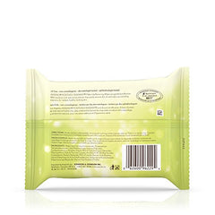 Aveeno Make Up Removing Wipes, Positively Radiant Facial Cleansing Wipes With Soy Extract, 25 Count