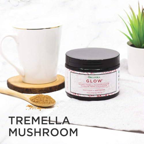 Organika Glow - Organic Tremella Mushroom Powder - Adaptogen 100g