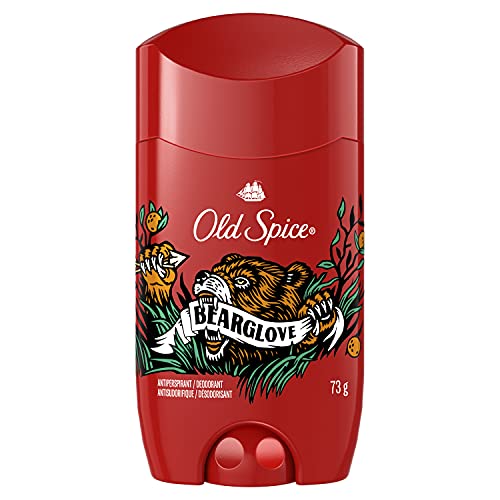 Old Spice Deodorant for Men Wild Collection, Invisible Solid, Bearglove, 73g (Packaging may vary)