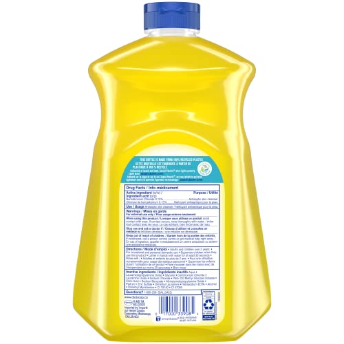 Dial Complete Antibacterial Liquid Hand Soap Refill, Lemon & Sage, Plastic Bank, 1.53L