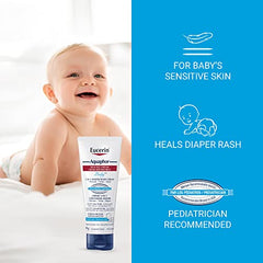 EUCERIN AQUAPHOR Baby Diaper Rash Cream for Baby's Sensitive Skin, 99g | Zinc Oxide Cream | Suitable for Babies and Children | Non-sticky | Fragrance-free Cream | Recommended by U.S. Pediatricians