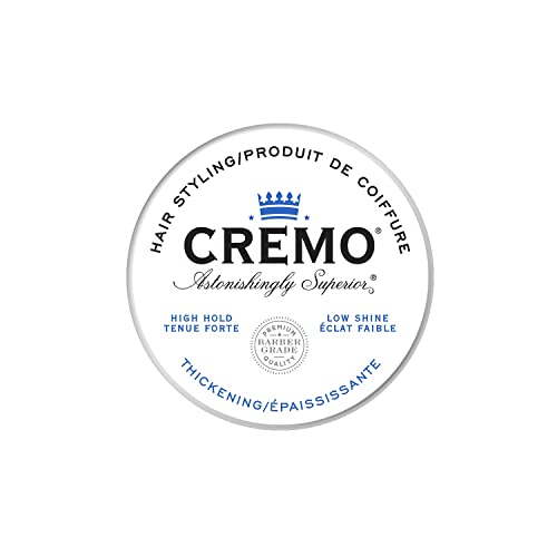 Cremo Premium Barber Grade Hair Styling Cream, Thickening